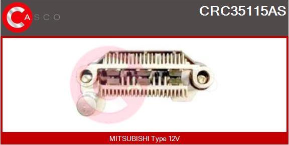 Casco CRC35115AS - Raddrizzatore, Alternatore autozon.pro