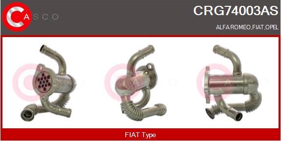 Casco CRG74003AS - Radiatore, Ricircolo gas scarico autozon.pro