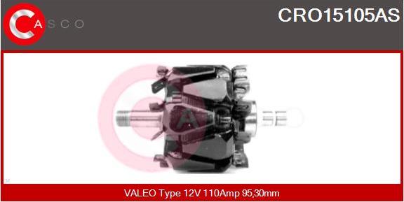 Casco CRO15105AS - Rotore, Alternatore autozon.pro