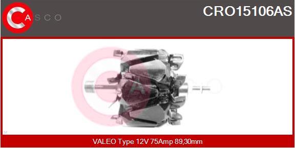 Casco CRO15106AS - Rotore, Alternatore autozon.pro