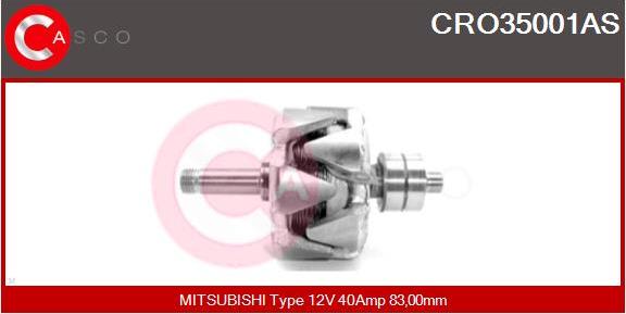 Casco CRO35001AS - Rotore, Alternatore autozon.pro