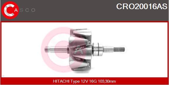 Casco CRO20016AS - Rotore, Alternatore autozon.pro