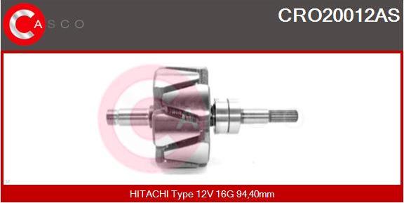 Casco CRO20012AS - Rotore, Alternatore autozon.pro