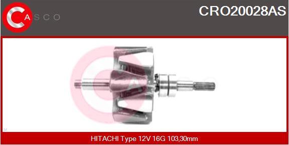 Casco CRO20028AS - Rotore, Alternatore autozon.pro