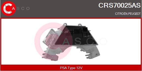 Casco CRS70025AS - Resistenza, Ventilatore abitacolo autozon.pro