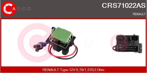 Casco CRS71022AS - Resistenza, Ventilatore abitacolo autozon.pro