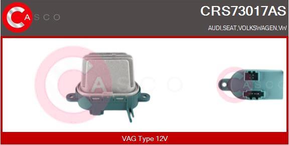 Casco CRS73017AS - Resistenza, Ventilatore abitacolo autozon.pro