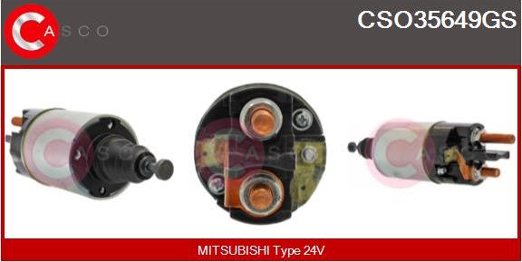 Casco CSO35649GS - Elettromagnete, Motore d'avviamento autozon.pro