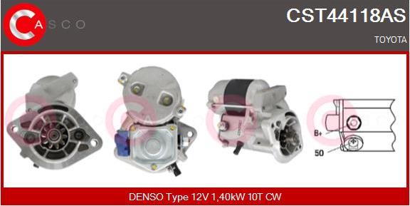 Casco CST44118AS - Motorino d'avviamento autozon.pro