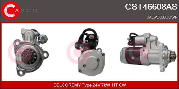 Casco CST46608AS - Motorino d'avviamento autozon.pro