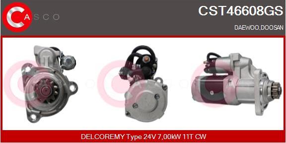 Casco CST46608GS - Motorino d'avviamento autozon.pro