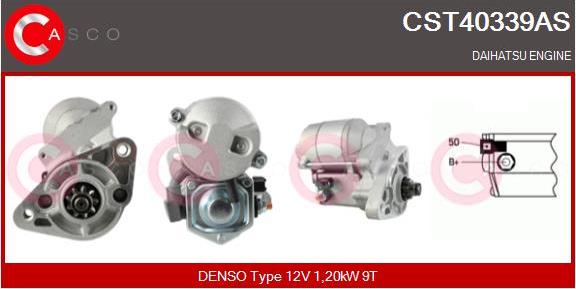 Casco CST40339AS - Motorino d'avviamento autozon.pro