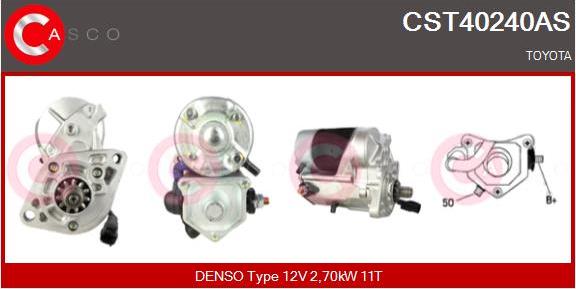 Casco CST40240AS - Motorino d'avviamento autozon.pro