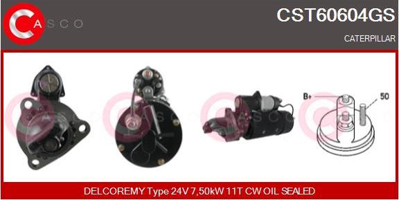 Casco CST60604GS - Motorino d'avviamento autozon.pro