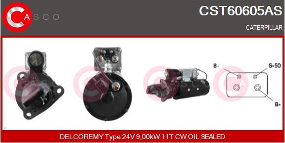 Casco CST60605AS - Motorino d'avviamento autozon.pro