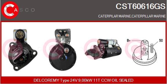 Casco CST60616GS - Motorino d'avviamento autozon.pro