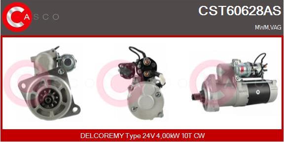 Casco CST60628AS - Motorino d'avviamento autozon.pro