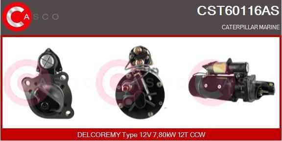 Casco CST60116AS - Motorino d'avviamento autozon.pro