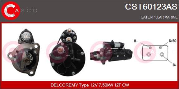 Casco CST60123AS - Motorino d'avviamento autozon.pro