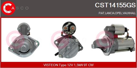 Casco CST14155GS - Motorino d'avviamento autozon.pro