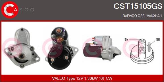 Casco CST15105GS - Motorino d'avviamento autozon.pro