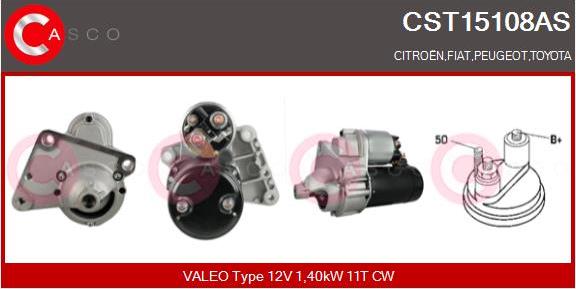 Casco CST15108AS - Motorino d'avviamento autozon.pro