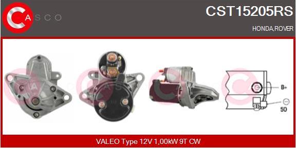 Casco CST15205RS - Motorino d'avviamento autozon.pro