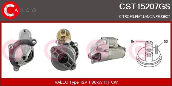 Casco CST15207GS - Motorino d'avviamento autozon.pro