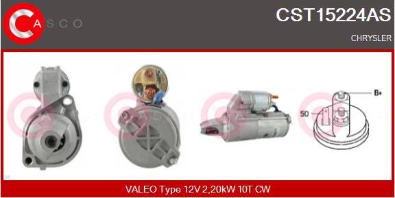 Casco CST15224AS - Motorino d'avviamento autozon.pro