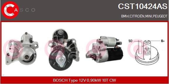 Casco CST10424AS - Motorino d'avviamento autozon.pro