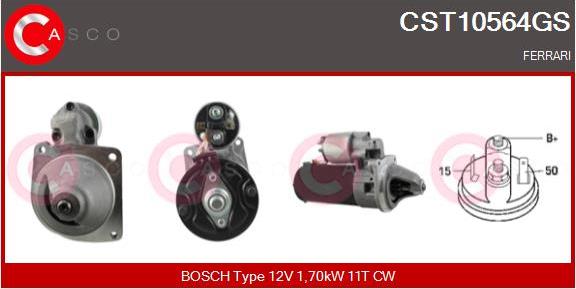 Casco CST10564GS - Motorino d'avviamento autozon.pro