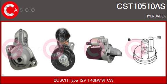 Casco CST10510AS - Motorino d'avviamento autozon.pro