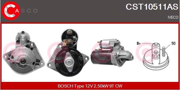 Casco CST10511AS - Motorino d'avviamento autozon.pro