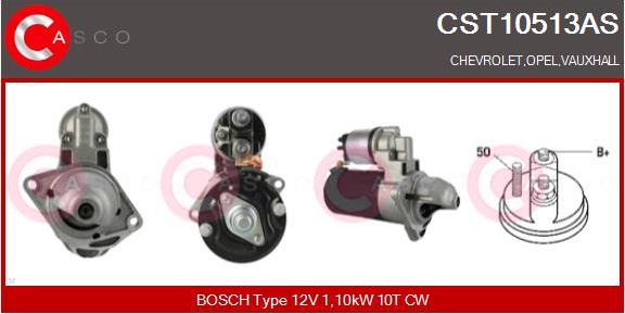 Casco CST10513AS - Motorino d'avviamento autozon.pro