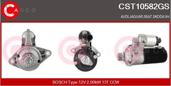 Casco CST10582GS - Motorino d'avviamento autozon.pro