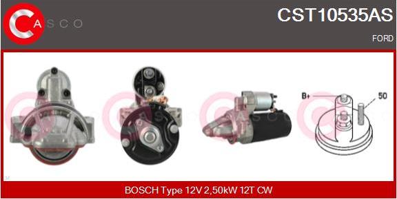 Casco CST10535AS - Motorino d'avviamento autozon.pro