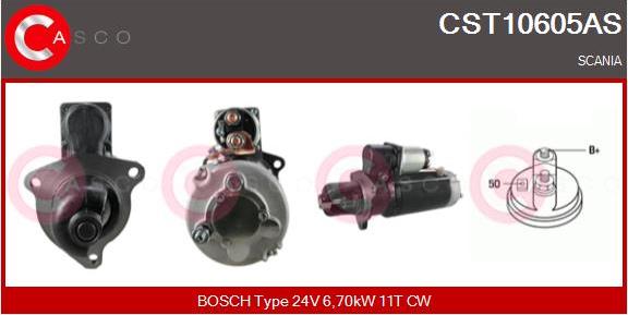 Casco CST10605AS - Motorino d'avviamento autozon.pro