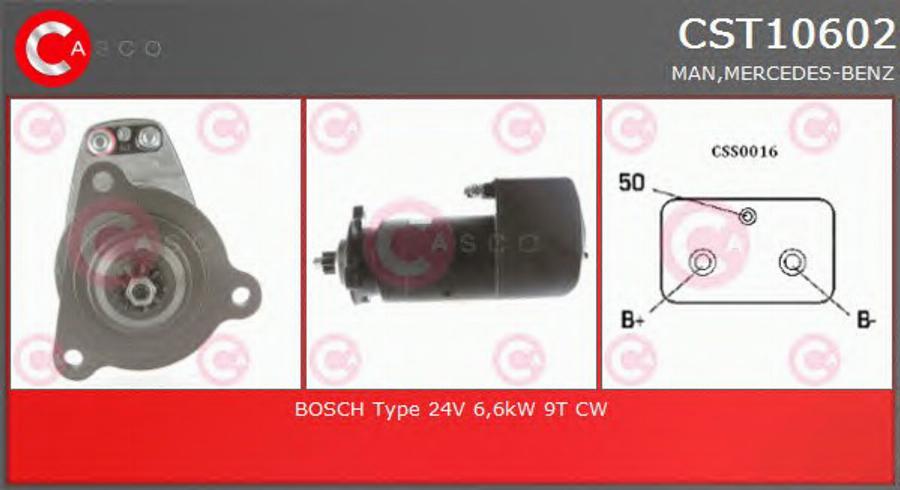 Casco CST10602 - Motorino d'avviamento autozon.pro