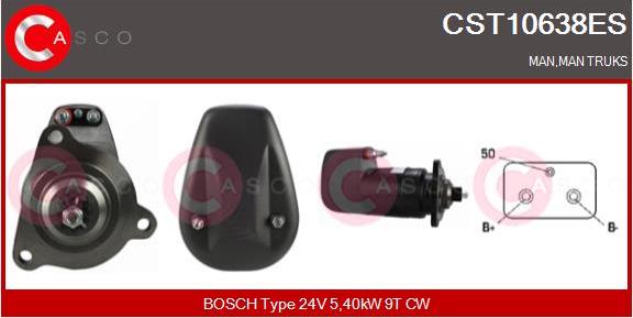 Casco CST10638ES - Motorino d'avviamento autozon.pro