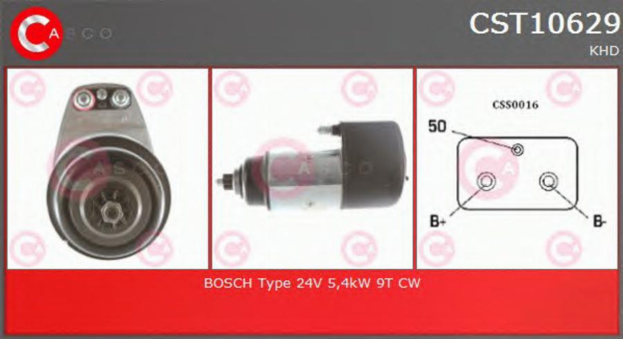 Casco CST10629 - Motorino d'avviamento autozon.pro