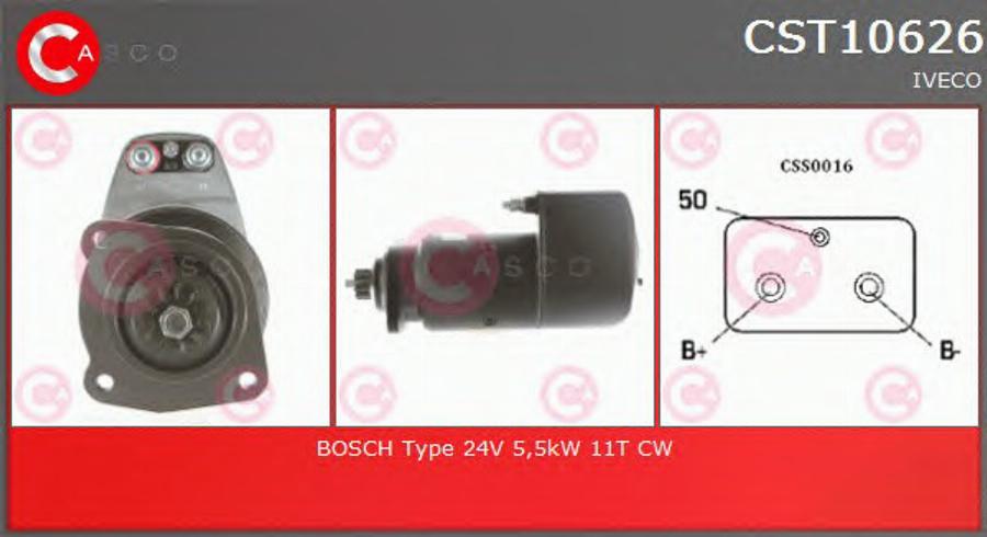 Casco CST10626 - Motorino d'avviamento autozon.pro