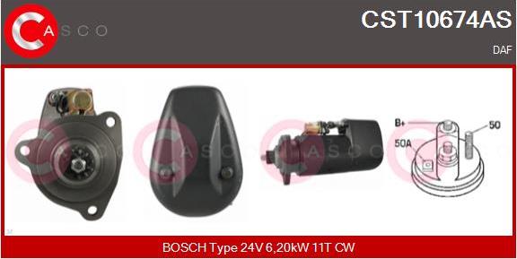 Casco CST10674AS - Motorino d'avviamento autozon.pro