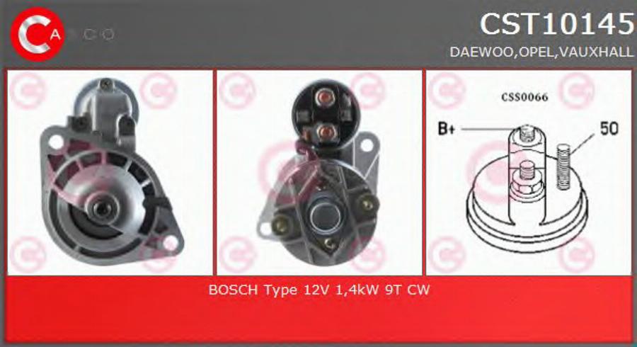 Casco CST10145 - Motorino d'avviamento autozon.pro