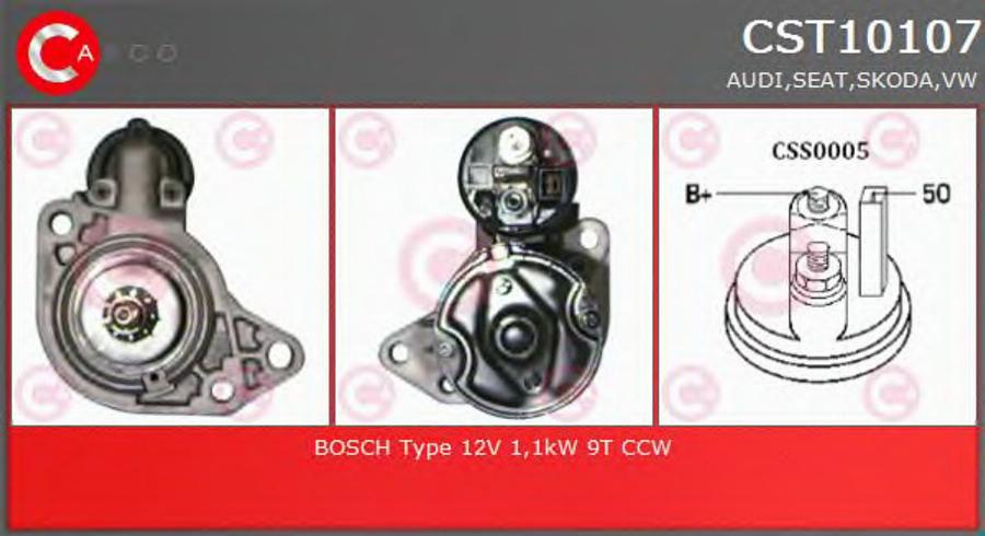 Casco CST10107 - Motorino d'avviamento autozon.pro