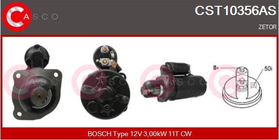 Casco CST10356AS - Motorino d'avviamento autozon.pro