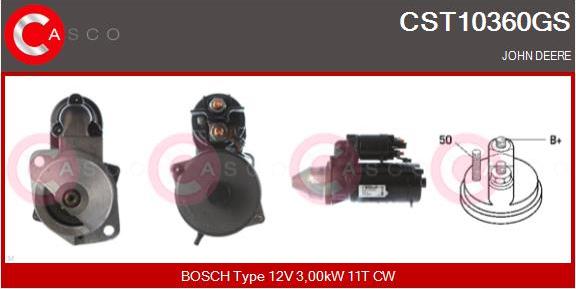 Casco CST10360GS - Motorino d'avviamento autozon.pro