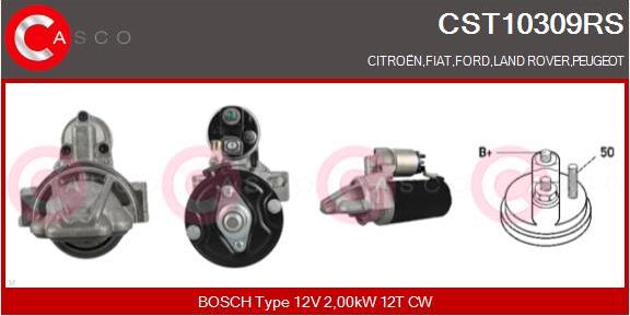 Casco CST10309RS - Motorino d'avviamento autozon.pro