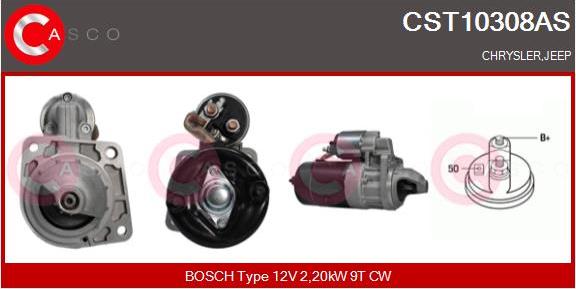 Casco CST10308AS - Motorino d'avviamento autozon.pro