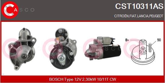 Casco CST10311AS - Motorino d'avviamento autozon.pro