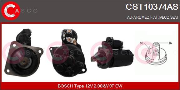 Casco CST10374AS - Motorino d'avviamento autozon.pro